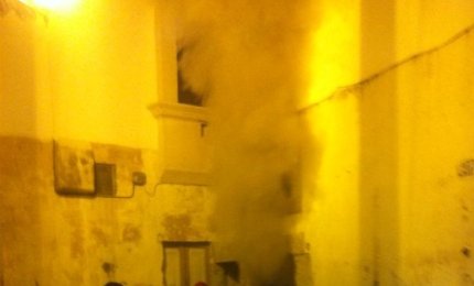Incendio in Corte Taddeo, nessun danno alle persone