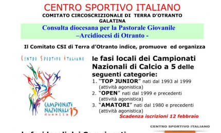 Lo sport per tutti del Centro Sportivo Italiano