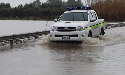 Esonda il Canale dell'Asso, pericolo sulla Noha-Aradeo