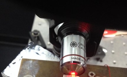 Scoperti raggi laser più piccoli di un millesimo di capello