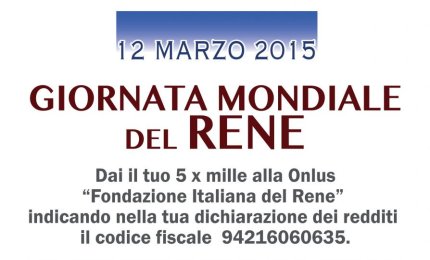 "Come stanno i tuoi reni?" I nefrologi di Galatina in piazza per la X Giornata Mondiale del Rene
