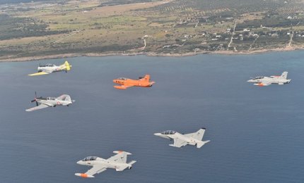 Galatina ombelico del mondo grazie alle Frecce Tricolori