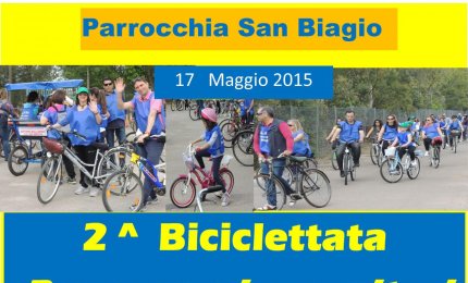 Prima a pedalare e poi tutti insieme a pranzo