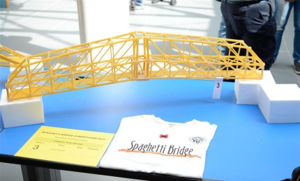 A Paolo Simone e Gabriele Caracciolo la “Spaghetti bridge competition” dell'Università del Salento