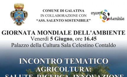 'Agricoltura: salute, ricerca, innovazione'