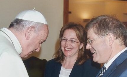 L'abbraccio di Papa Francesco