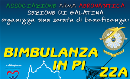Laboratorio per i bimbi e pizza a metro per la 'Bimbulanza'