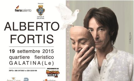 A Galatina Alberto Fortis in concerto