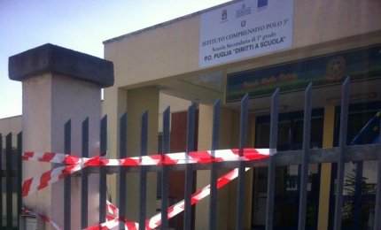 Pericolo alla Giovanni XXIII, si è staccata una ringhiera