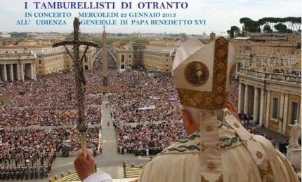 I Tamburellisti di Otranto suoneranno per Benedetto XVI