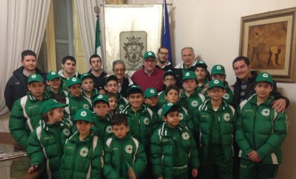 Palazzo di Città si colora di bianco-verde
