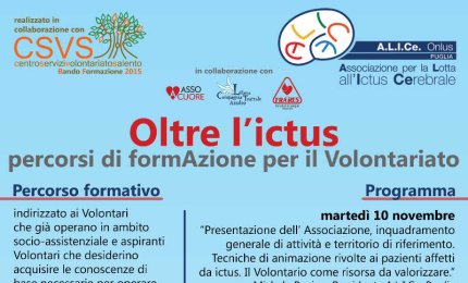 Come occuparsi dei colpiti da ictus, un corso a Galatina