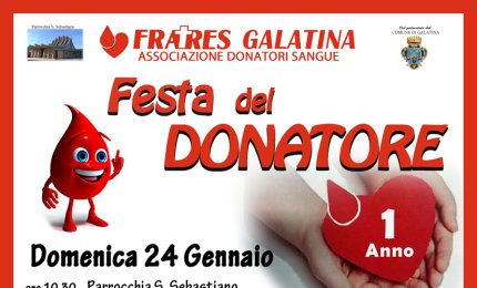 Benedizione del labaro e festa del donatore Fratres