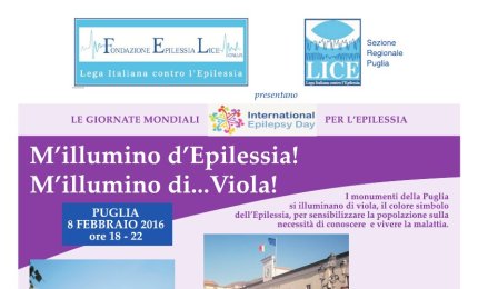 La "Pupa" si tingerà di viola nella giornata mondiale per la cura dell'epilessia