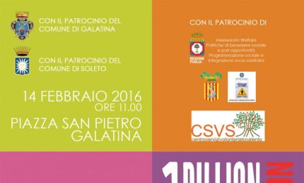 One Billion Rising 2016 Galatina, flash mob