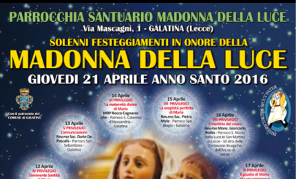 Verso la festa della Madonna della Luce