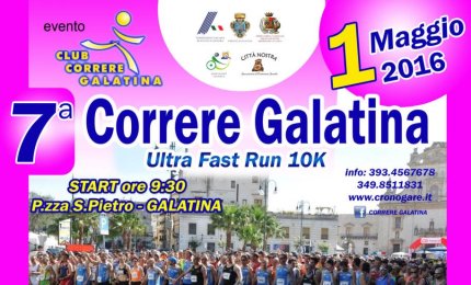 Attesi mille atleti a "Correre Galatina"