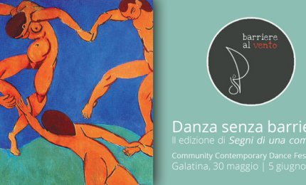 Aperte le iscrizioni ai laboratori di danza "Segni di una comunità"