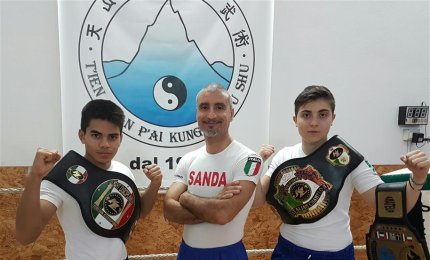 Alessia Coluccia e Lal Lisi al Campionato Mondiale di Kung Fu - Sanda
