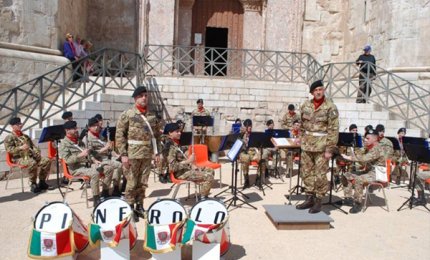 La banda della Brigata “Pinerolo” a Galatina