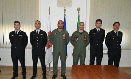 Consegnati i brevetti ai primi quattro piloti addestrati a Galatina sul nuovoT-346A