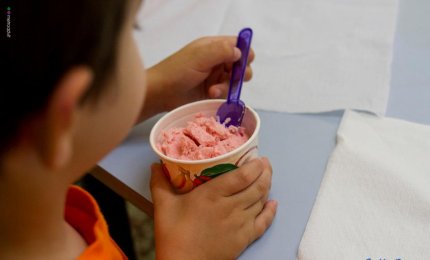 Un gelato genuino per i bimbi del Polo 1