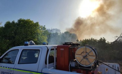 Fuoco al Villaggio Azzurro