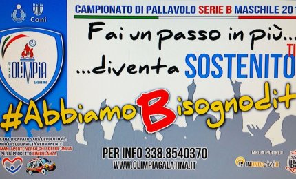 Con l'Olimpia Volley "Fai un passo in più..." per sostenere la Bimbulanza