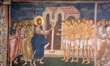  Tornò indietro lodando Dio a gran voce