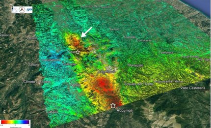 Rilevate le modificazioni del suolo dopo il terremoto del 26 ottobre
