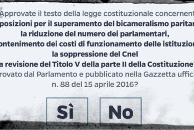 SI o NO? Si vota dalle ore 7 alle ore 23