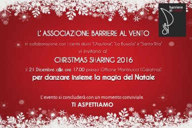 Christmas Sharing 2016 alle Officine Martinucci