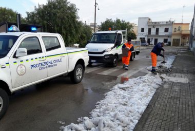 Neve, a Galatina si va verso la normalità