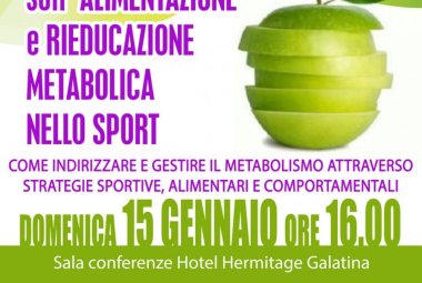 Alimentazione, metabolismo e sport, un convegno