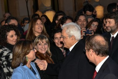 Sergio Mattarella inaugura l'albo d'onore di Unisalento