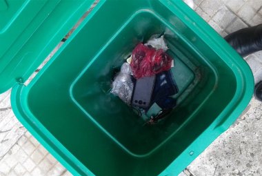 La Monteco e l'indifferenziata in via Sanremo