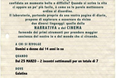 "Caro Diario", sette incontri con Fausto Romano su narrativa e cinema