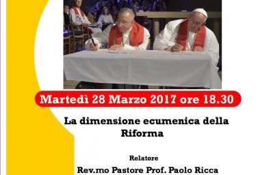 "La dimensione ecumenica della Riforma"