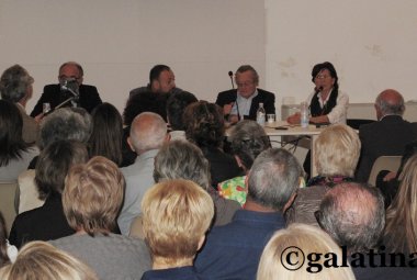 Un successo la presentazione di 'Cacciatori di mafiosi'. "Venga a passare quindici giorni anche con il sindaco di Galatina!" La provocazione da Montagna ad Andrea Galli