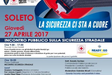 "La sicurezza ci sta a cuore", un convegno a Soleto