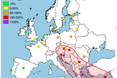 Aumentano le ondate di calore nelle capitali europee