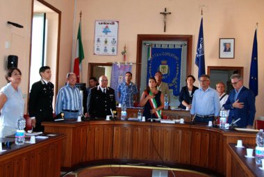 A Fabrizio Viva l'encomio della città di Copertino alla presenza del Sindaco di Galatina