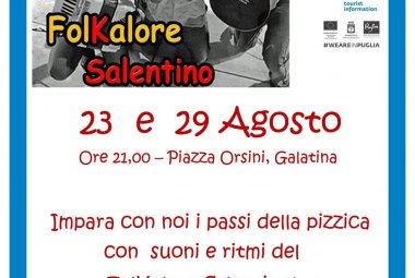 A Galatina il laboratorio di pizzica sotto le stelle