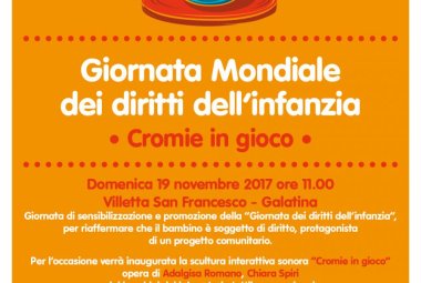 A Galatina 'Cromie in gioco' per la Giornata dei diritti dell’infanzia
