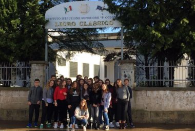 Francesca Mariano all'open day del Colonna