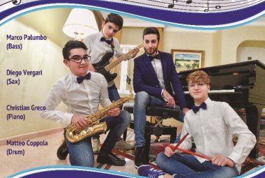 I “Blue Sparks” a Galatina, di fronte all'Orologio