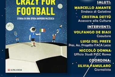 "Crazy for Football", Volfango De Biasi con Fiordilibro nella Sala Contaldo