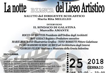La “Notte bianca del Liceo Artistico” di Galatina