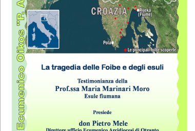 Il ricordo dei massacrati nelle foibe