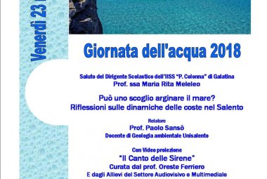 "Può uno scoglio arginare il mare? Riflessioni sulle dinamiche delle coste del Salento"